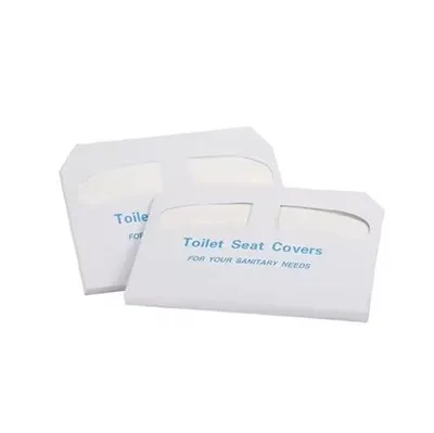 1 2 Housses de siège de toilette pliables en papier jetables dans les toilettes