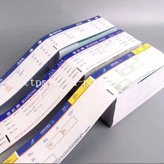 Carte d'embarquement de la compagnie aérienne