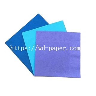 Serviettes de cocktail en couleur